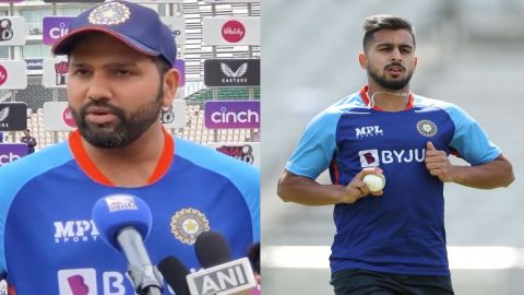 Cricket Image for T20 वर्ल्ड कप में खेलेंगे उमरान? रोहित शर्मा बोले- 'वो प्लान का हिस्सा है'