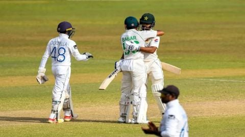 Shafique's Unbeaten Ton Puts Pakistan On Track For Record Run Chase Against Sri Lanka In 1st Test