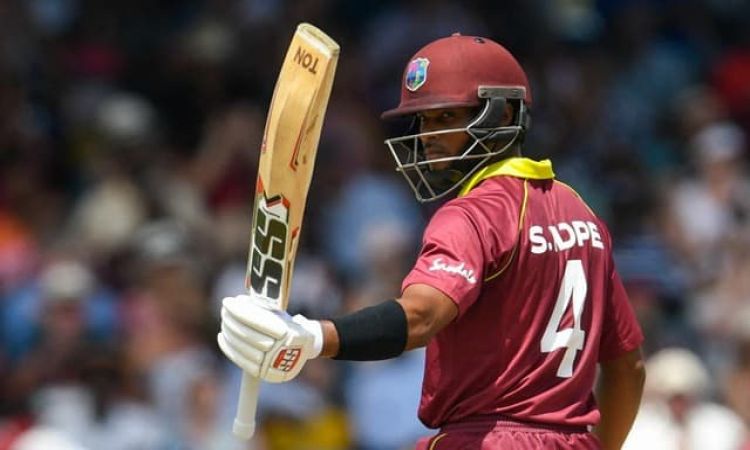 WI vs IND, 2nd ODI: Shai Hope's century helps West Indies post a total on 311/6 