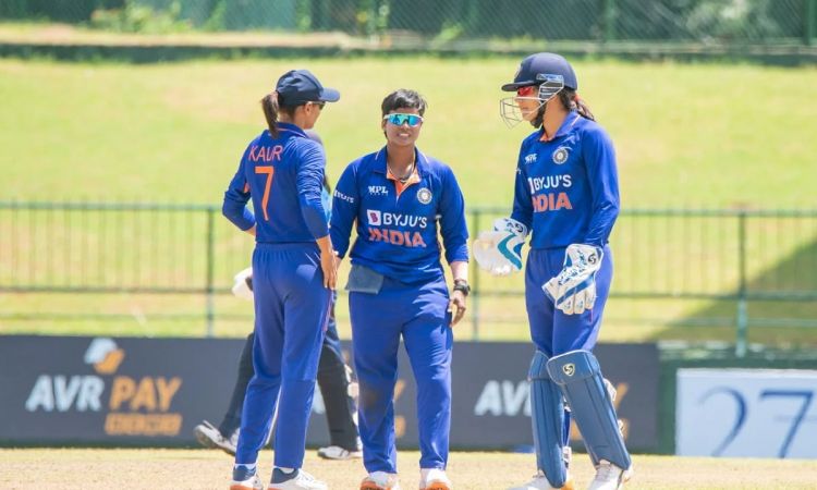 Cricket Image for SLW vs INDW: Deepti Sharma's All-Round Performance Powers India To 4-Wicket Win Ag