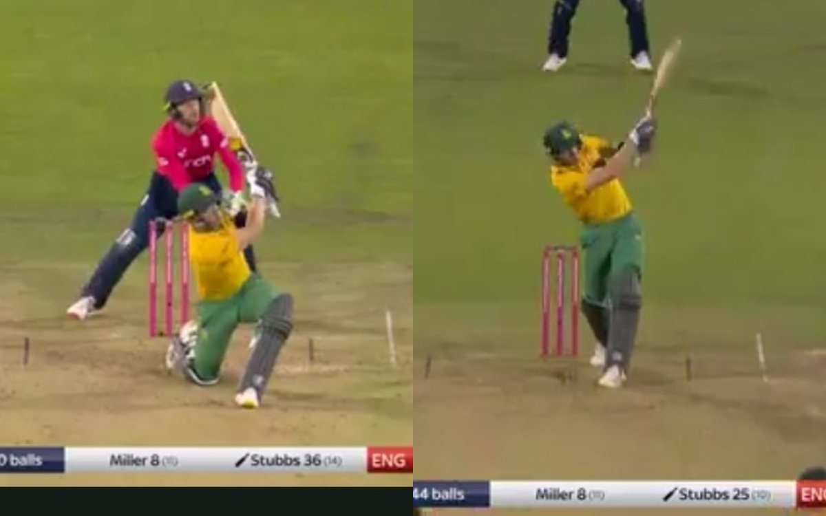 Cricket Image for VIDEO : 21 साल के लड़के से सीखिए छक्के लगाना, एक के बाद एक लगा दिए 8 सिक्स