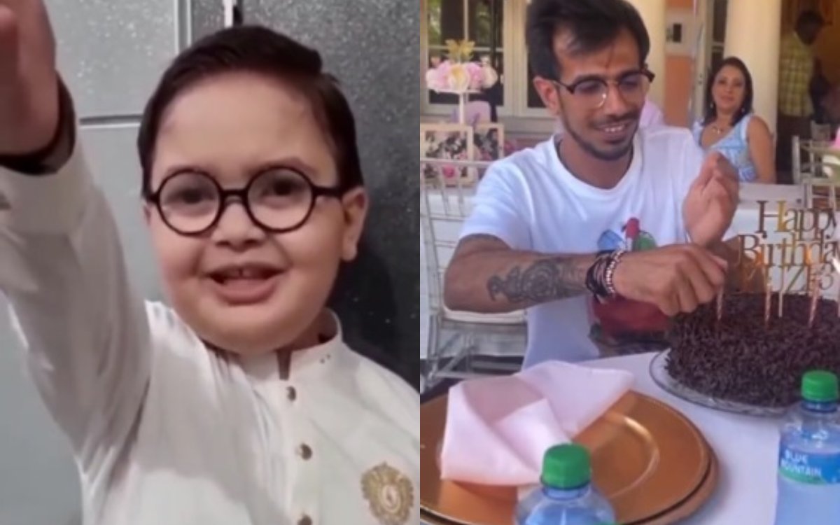 Cricket Image for VIDEO : पीछे तो देखो चहल भाई, वायरल पाकिस्तानी बच्चे ने भी किया चहल को विश