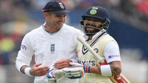 Explosive Kohli and Smiling Anderson: Viral Photo Shared by ICC