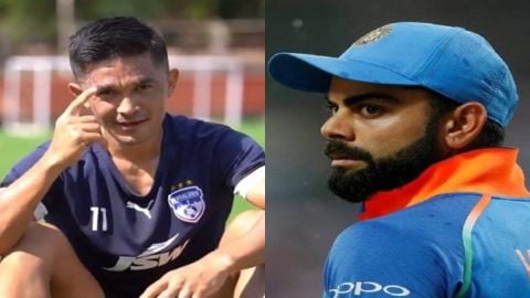 Cricket Image for Virat Kohli Reacts To Sunil Chhetri Instagram Video