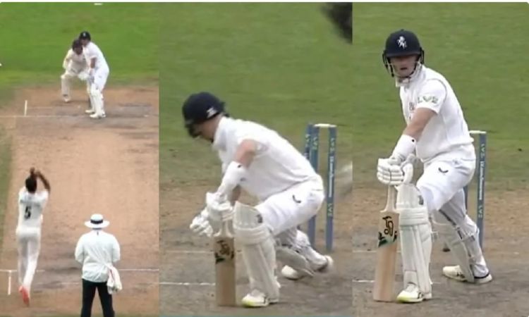 Cricket Image for Washington's Unbelievable Delivery Stuns Batter; Leaves Him In Shock For 5 Seconds