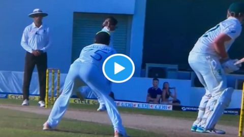 Cricket Image for VIDEO: उल्टे बैट से निकला रिवर्स स्वीप, खुली आंखों से देखकर भी नहीं होगा यकीन