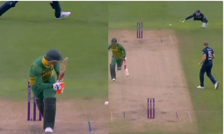 Cricket Image for WATCH: Incredible Swiftness From Jos Buttler; Dismisses South African Batter While