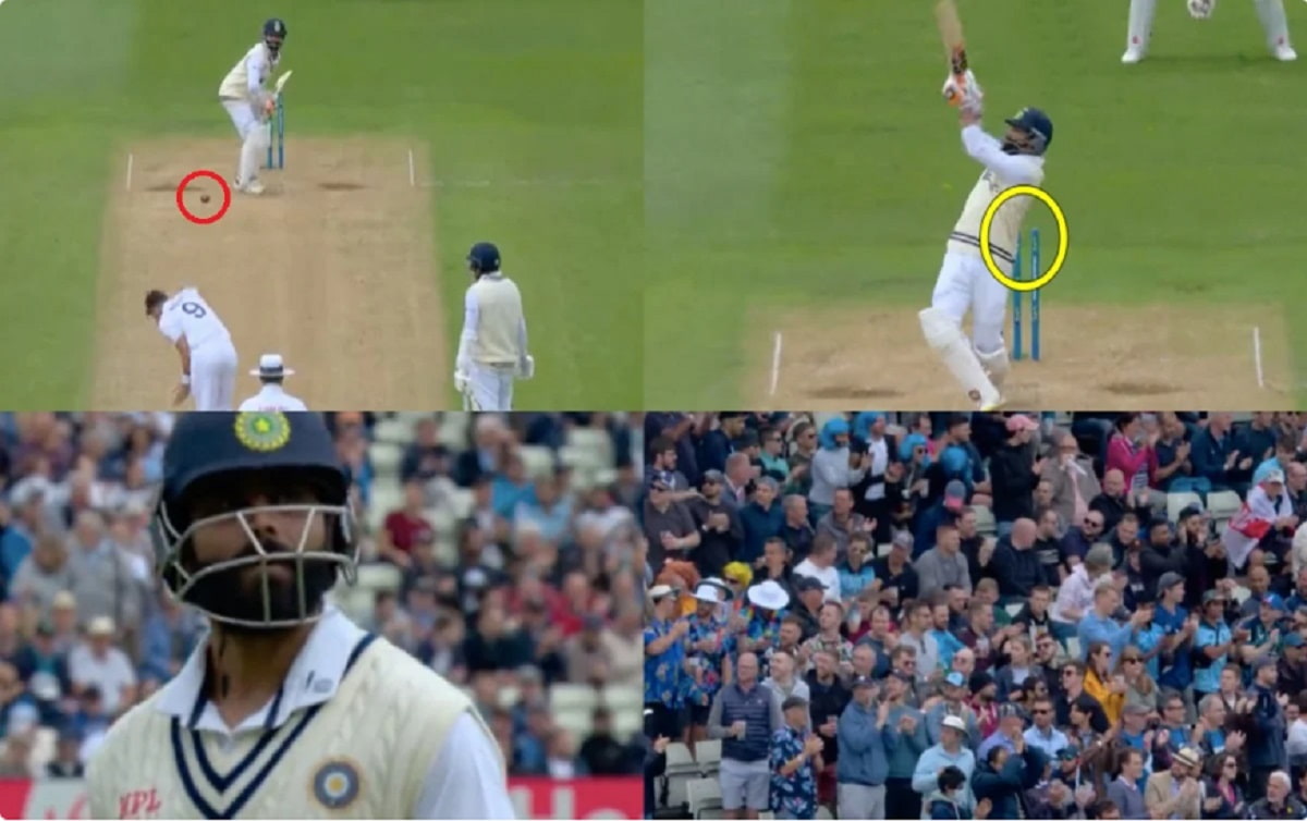 Cricket Image for WATCH: James Anderson Cleans Up Centurion Ravindra Jadeja With A Swinging Delivery