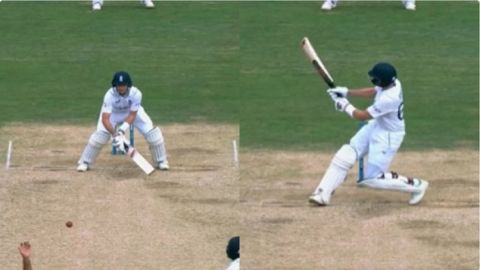 Cricket Image for WATCH: Joe Root Shows 'Creative Batting'; Reverse Scoops Shardul Thakur For A Six