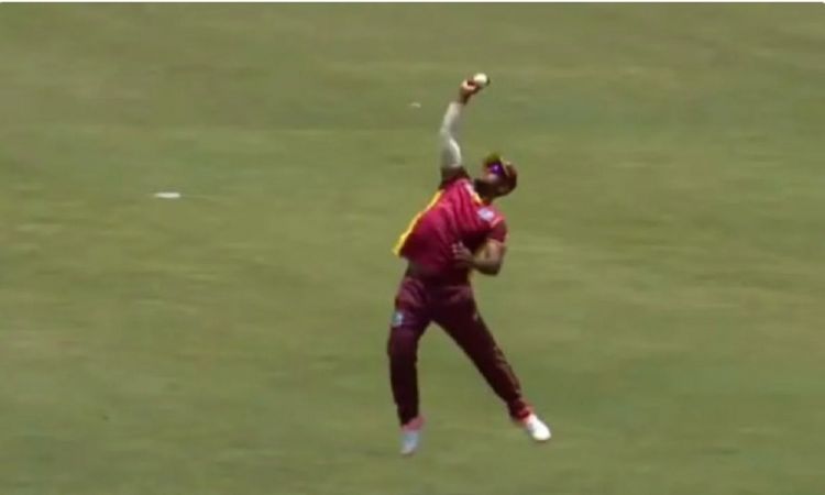 Cricket Image for WATCH: Nicholas Pooran's Excellent Grab To Dismiss Well-Set Shreyas Iyer