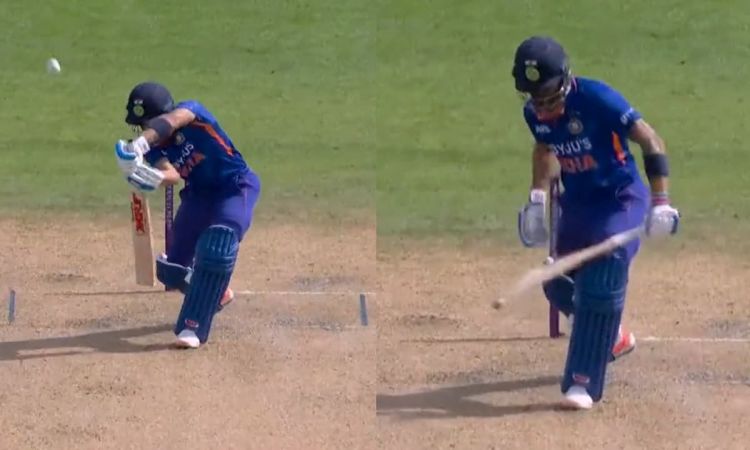 Cricket Image for VIDEO: दिन बदले-गेंदबाज़ बदले, लेकिन नहीं बदले विराट; बाहरी जाती गेंद पर आसानी से 