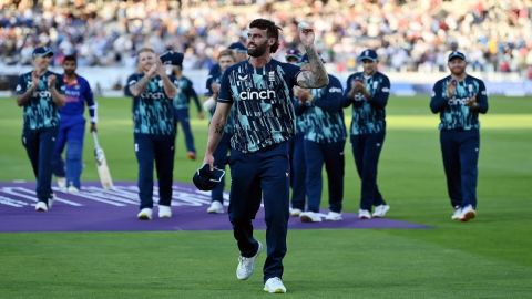 Cricket Image for WATCH: Reece Topley's Record Breaking 6/24 Against India In 2nd ODI