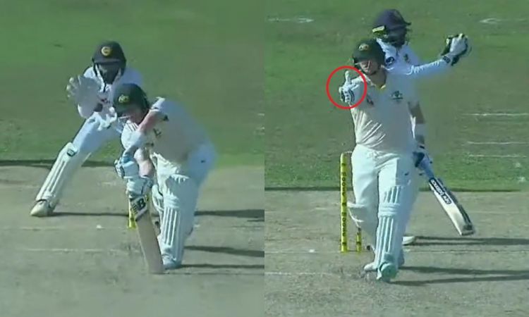 Cricket Image for WATCH: Steve Smith's Appreciative Yet Hilarious Gesture After Getting Beaten By Pr