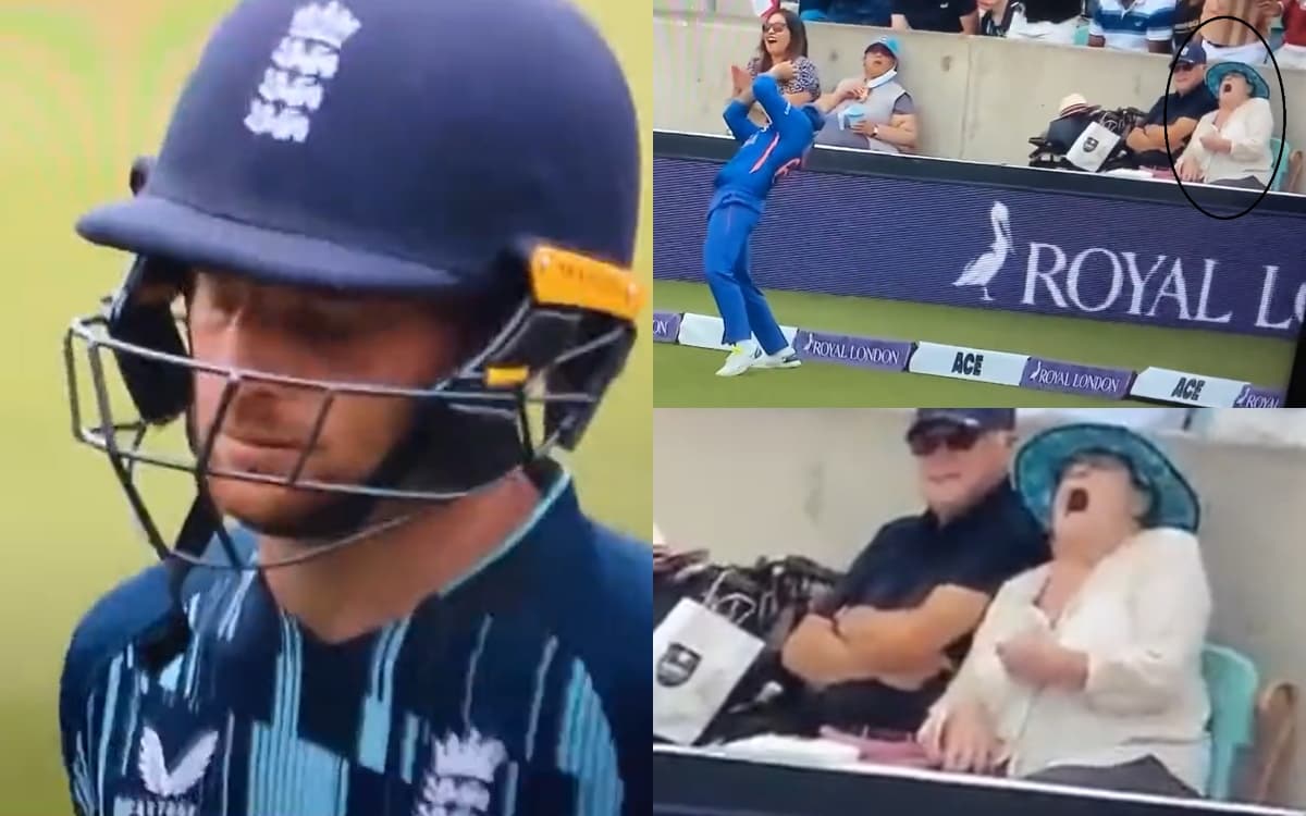 Cricket Image for VIDEO: बटलर ने तोड़ा 'बुजुर्ग आंटी' का दिल, शमी ने झटका विकेट फिर वायरल हुआ  दर्द 