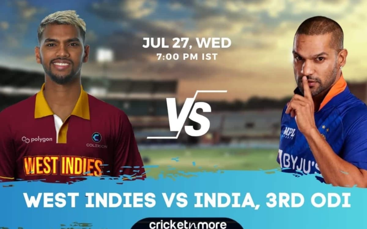 WI vs IND 3rd ODI: एक नज़र आज की संभावित टीम पर