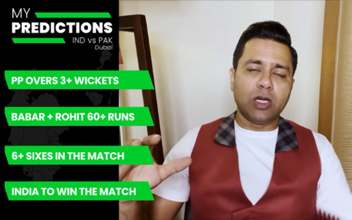 Cricket Image for Aakash Chopra Predict India Wins Against Pakistan Asia Cup 2022