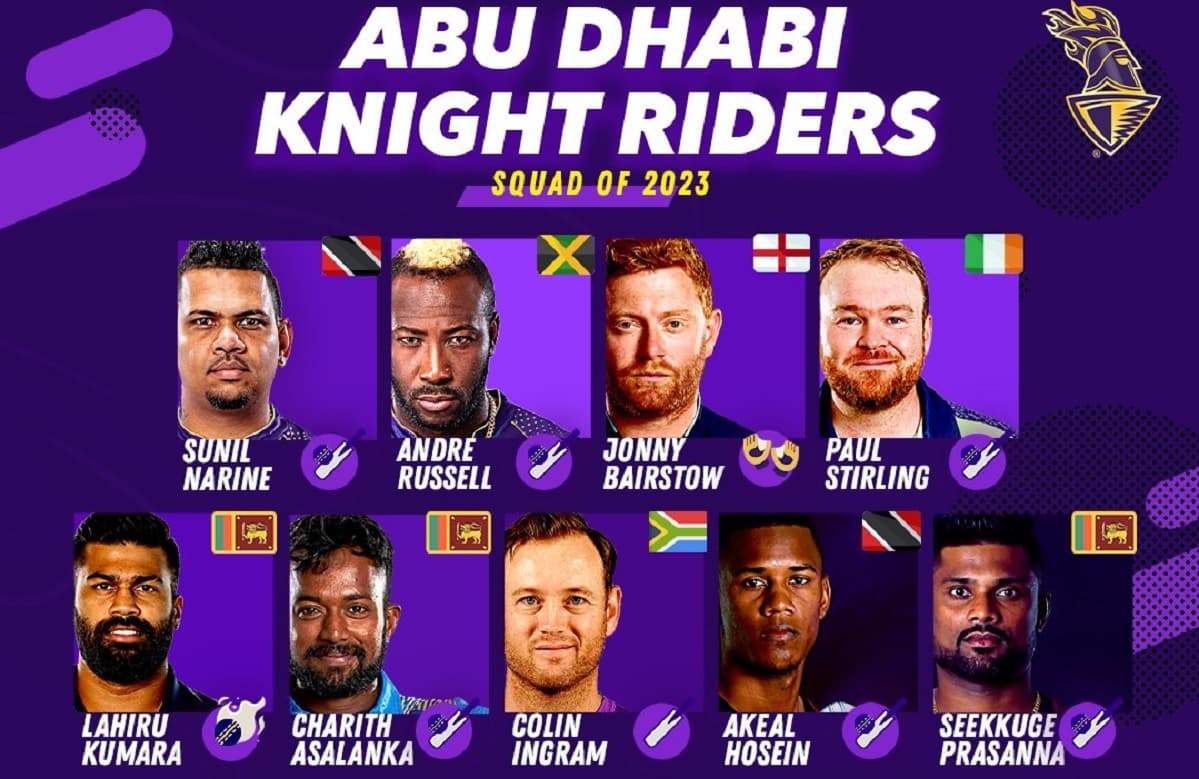 ILT20: केकेआर ने अबू धाबी टीम के 14 खिलाड़ियों के नाम की घोषणा की, जॉनी बेयरस्टो से लेकर आंद्रे रसेल