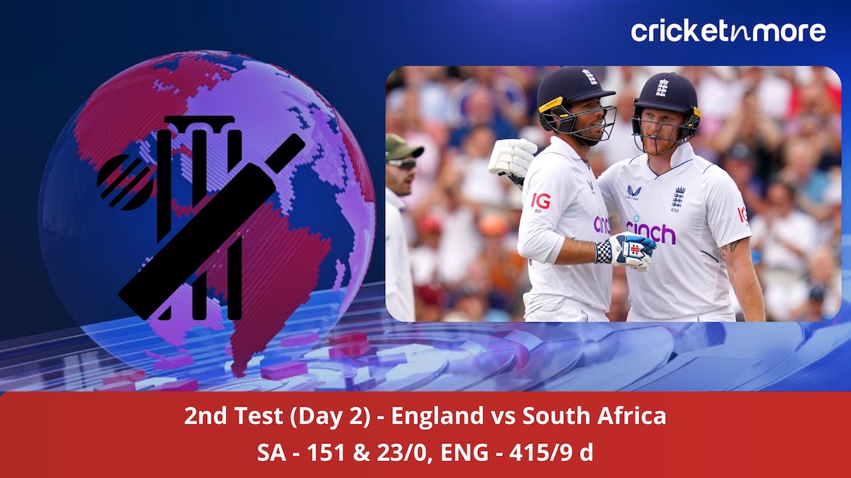 England vs South Africa Second test Day Two Video Highlights