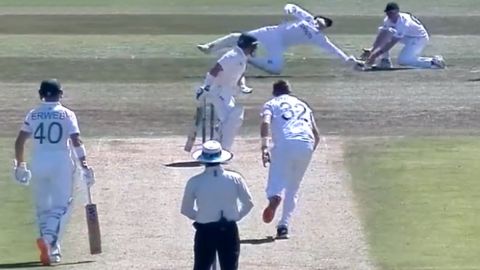 Cricket Image for England Vs South Africa Sam Billings Catch To Dismiss Dean Elgar Eng A Vs Sa