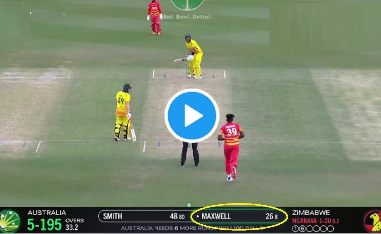 Glenn Maxwell's 9 ball 32 at a strike rate of 355.55 against Zimbabwe in first ODI