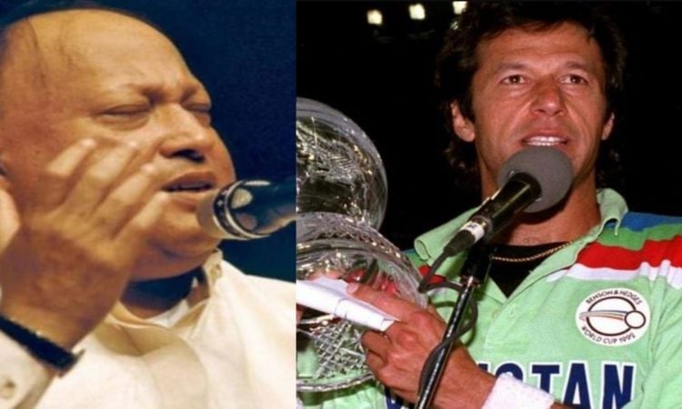 Cricket Image for Imran Khan Team Pakistan Win 1992 World Cup Because Of Nusrat Fateh Ali Khan
