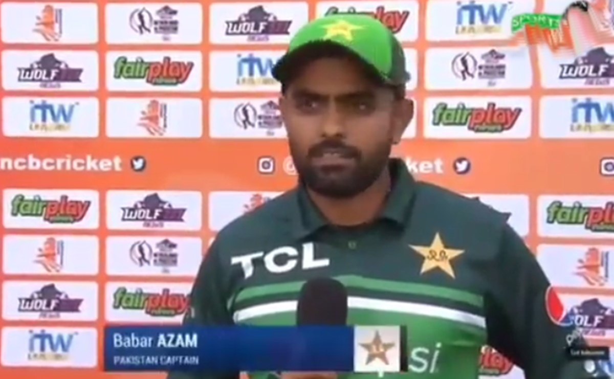 Cricket Image for Ned Vs Pak Babar Azam Trolled For His English Speaking Netherlands Vs Pakistan