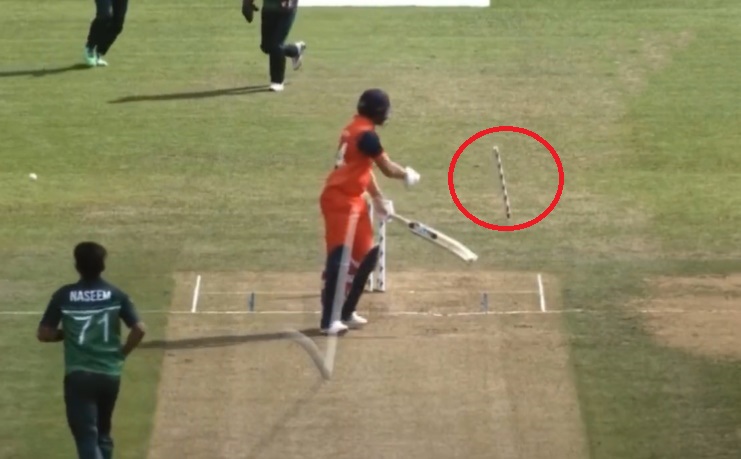Cricket Image for NED vs PAK: हवा में नाचा स्टंप, 19 साल के पाकिस्तानी गेंदबाज ने दिखाया जादू