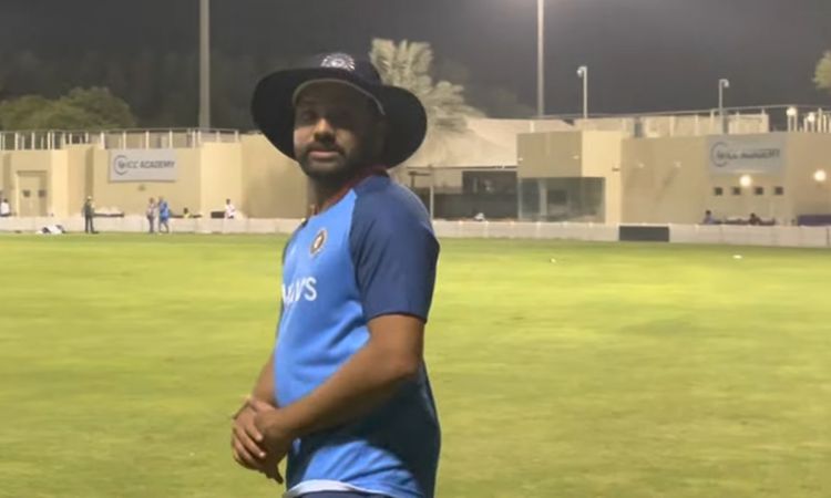Cricket Image for Rohit Sharma And Vimal Kumar Funny Moments During Practice Session