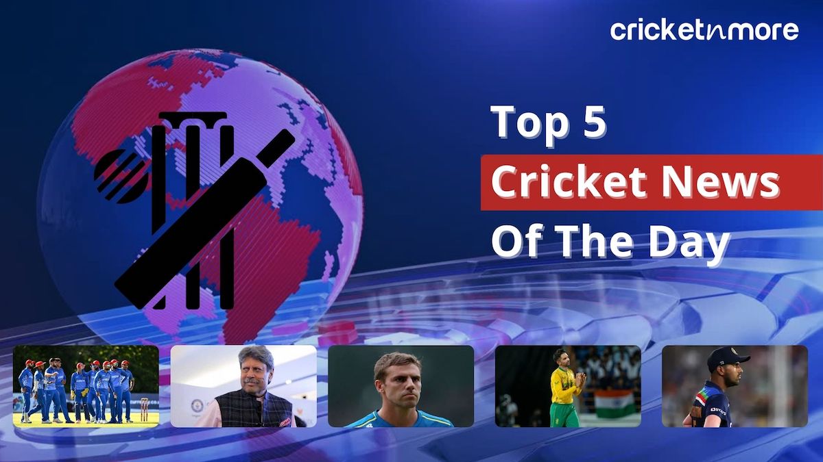 Top 5 cricket News