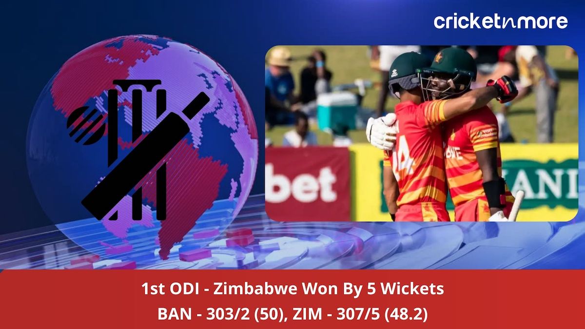 Zimbabwe beat Bangladesh by 5 wickets in first ODI