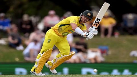 Cricket Image for Warner's Fifty Gets Australia A Big Win Over Zimbabwe In First ODI