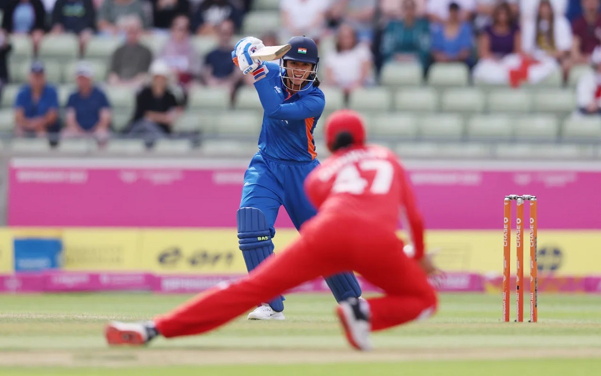 Cricket Image for CWG 2022: Smriti Mandhana's Thunderous Fifty Helps India To 164/5 Against England 