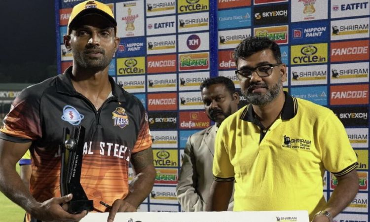 Cricket Image for Abhimanyu Mithun's Fifty Helps Hubli Tigers Beat Bengaluru Blasters By Four Wicket