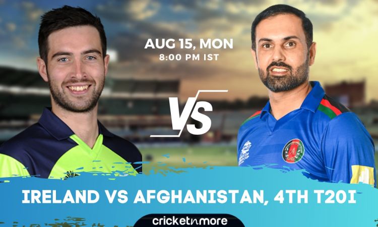 Cricket Image for Ireland vs Afghanistan, 4th T20I - Cricket Match Prediction, Fantasy 11 Tips & Pro