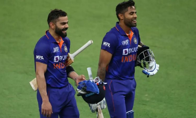Cricket Image for Asia Cup 2022: Suryakumar, Kohli's Fifties Help India Total 192/2 Against Hong Kon
