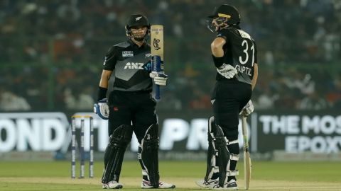 Cricket Image for Mark Chapman's Unbeaten Ton Helps New Zealand Win Over Scotland