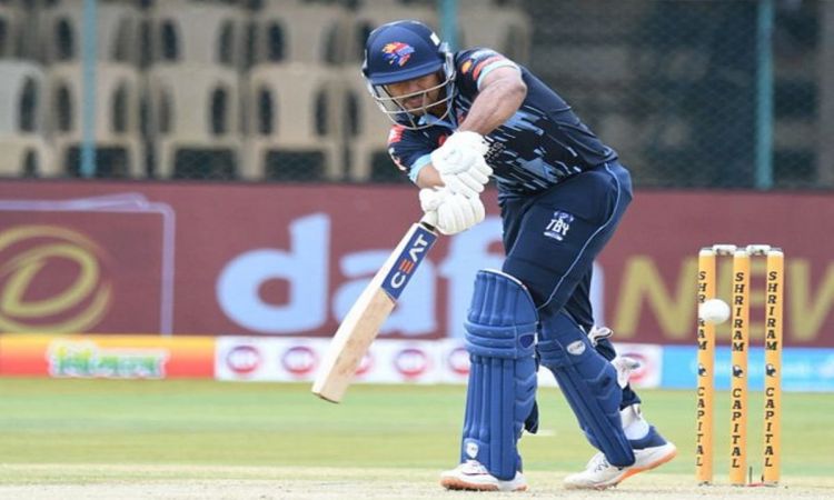 Cricket Image for Mayank's Explosive Unbeaten Century Helps Bengaluru Blasters Beat Shivamogga Strik