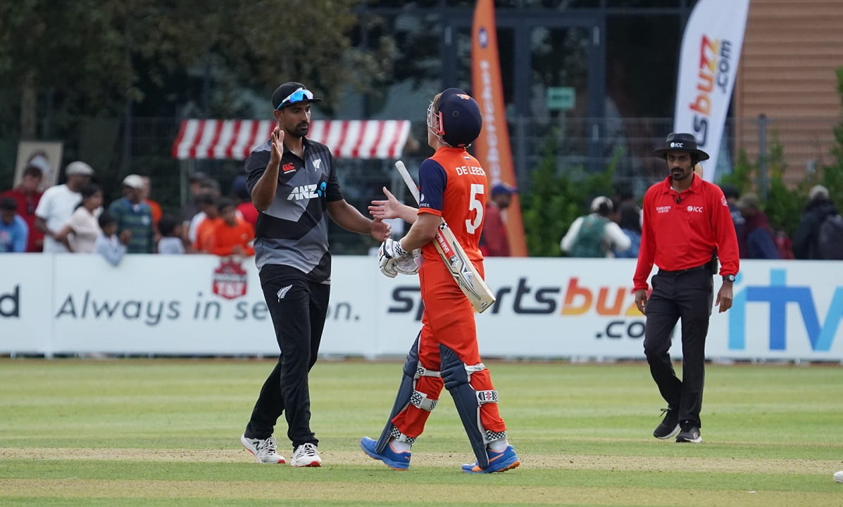 Cricket Image for New Zealand Beat Netherlands By 16 Runs To Win The First T20I