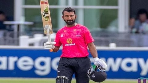 Cheteshwar Pujara hits 79-ball 107 for Sussex in Royal London One Day Cup