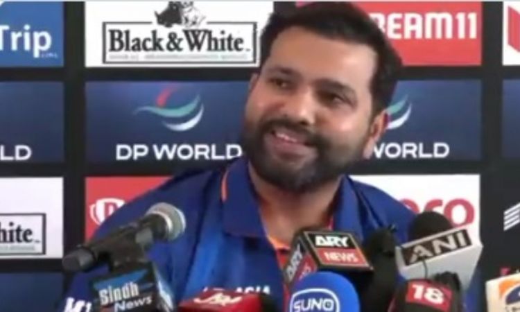 Cricket Image for VIDEO : रोहित शर्मा ने फिर ले लिए पत्रकार के मज़े, कहा- 'थोड़ा तो सीक्रेट रखने दो 