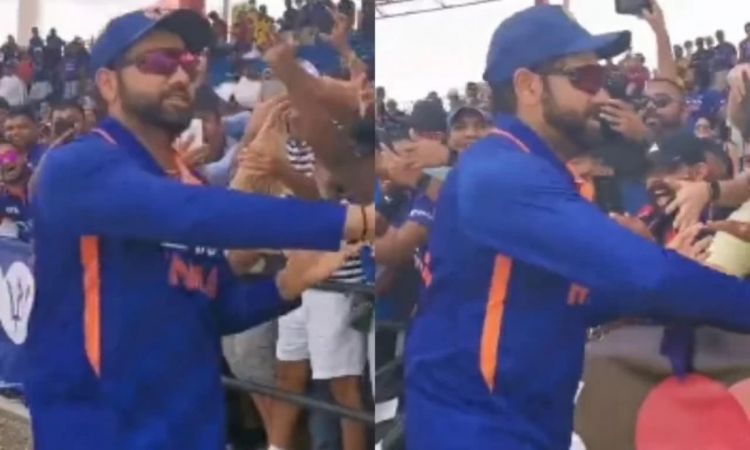 Cricket Image for VIDEO : रोहित ने USA को भी बनाया अपना दीवाना, जीत के बाद फैंस को किया खुश