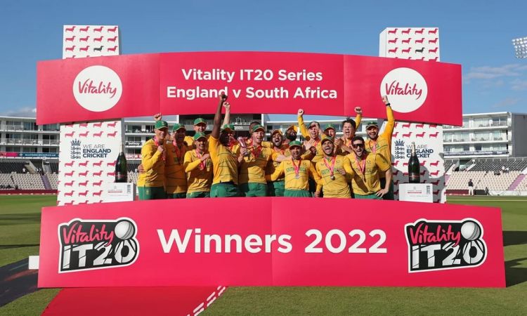 Cricket Image for Shamsi's Fifer Helps South Africa Clinch The T20I Series Against England
