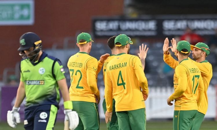 Cricket Image for South Africa Beat Ireland By 21 Runs Despite Tucker's Heroics With The Bat
