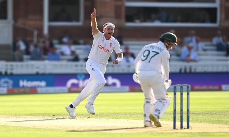 Cricket Image for Stuart Broad Becomes The Second Player To Take 100th Test Wicket At Lord's