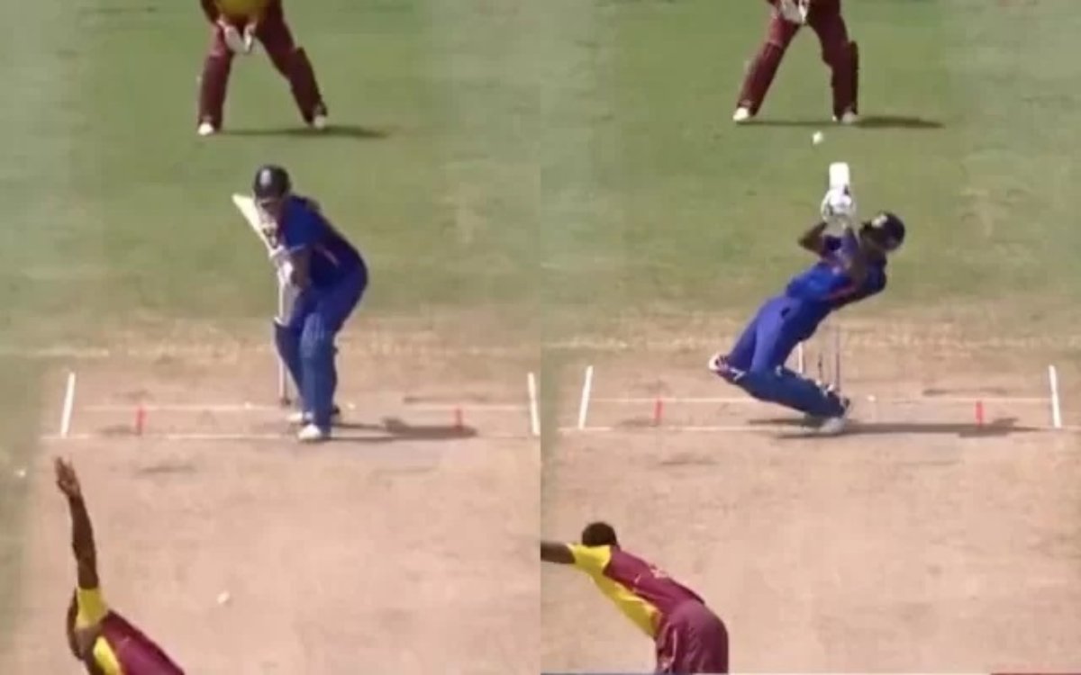 Cricket Image for VIDEO : सूर्या का छक्का देखकर कमेंटेटर्स हुए दंग, बार-बार देखो फिर भी नहीं भरेगा द