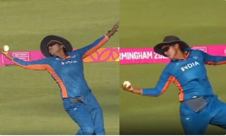 Cricket Image for WATCH: Deepti Sharma's One-Handed Catch To Dismiss Australian Top Scorer Beth Moon