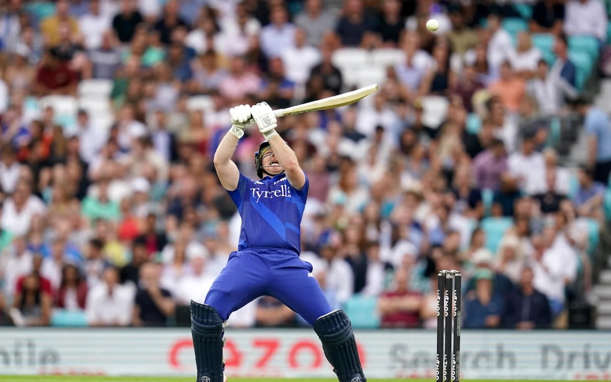 Cricket Image for WATCH: Eoin Morgan Marks His Return To Cricket With A Smashing Knock In The Hundre