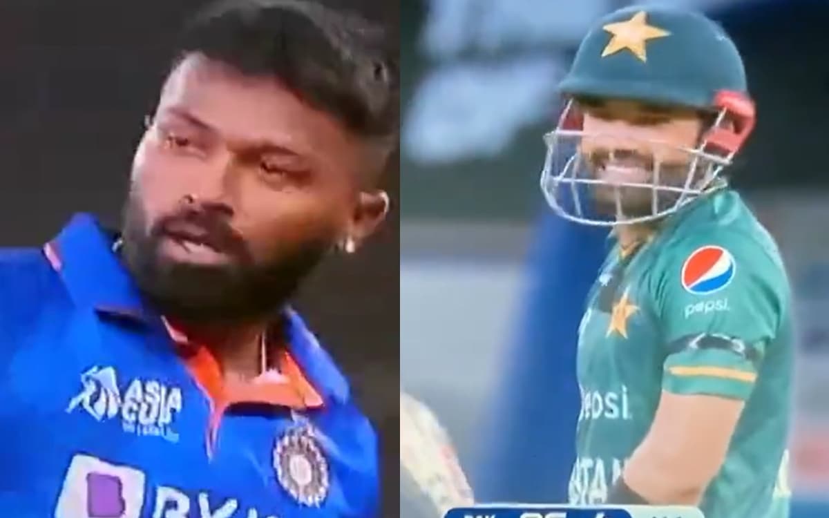 Cricket Image for मायूसी से भरी रिज़वान की मुस्कान, हार्दिक ने रफ्तार से उड़ाए थे होश; देखें VIDEO