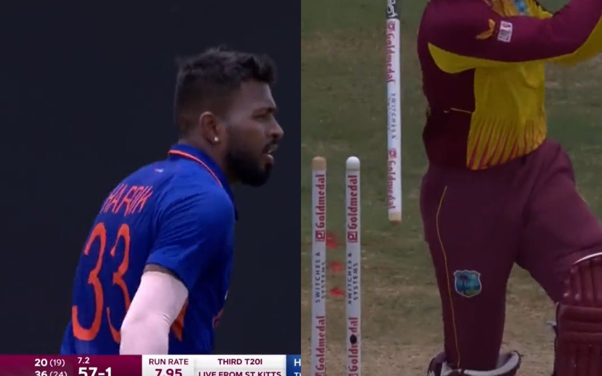 WATCH: Hardik Sends The Stumps Flying As He Provides Opening ...