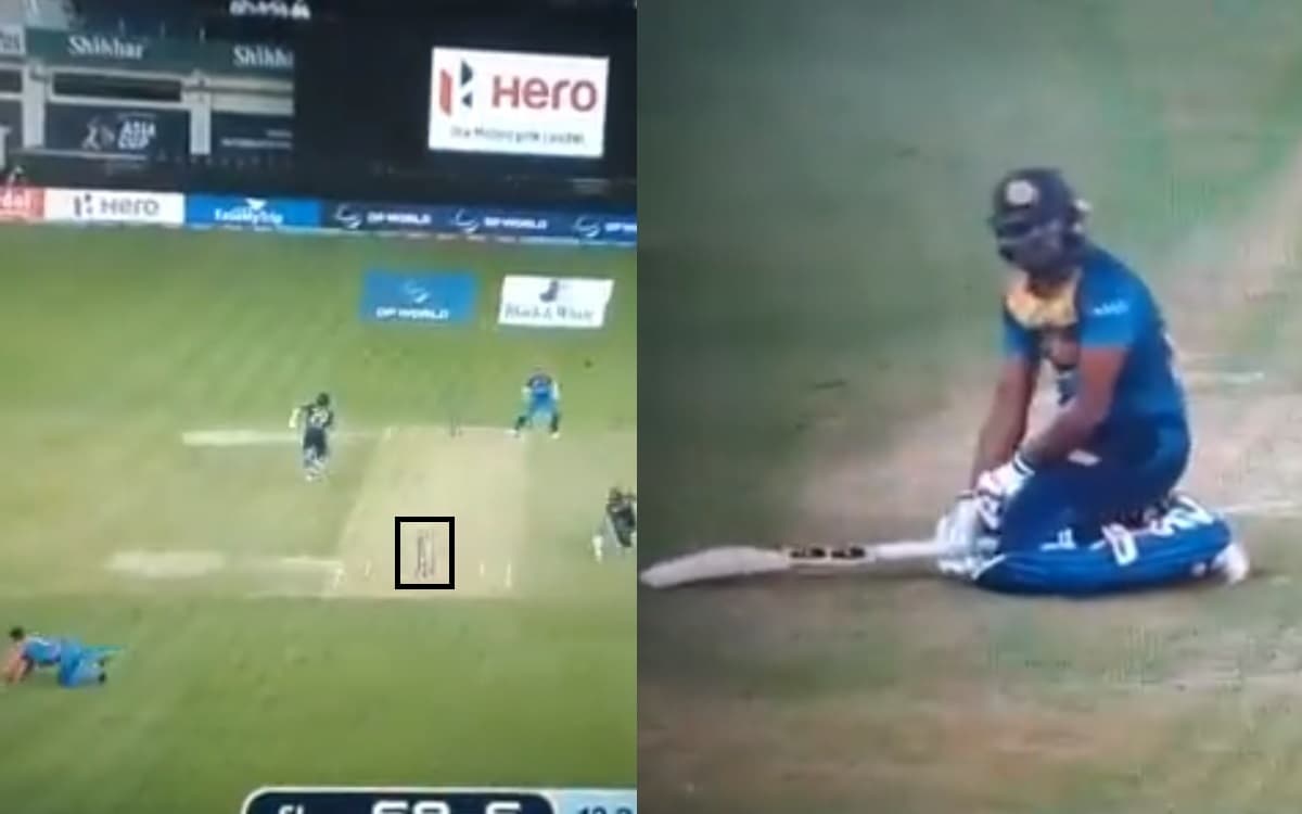 Cricket Image for मोहम्मद नबी की मिस फील्ड पर भानुका का हुआ नुकसान, 1 रन चुराने के चक्कर में गंवा बै